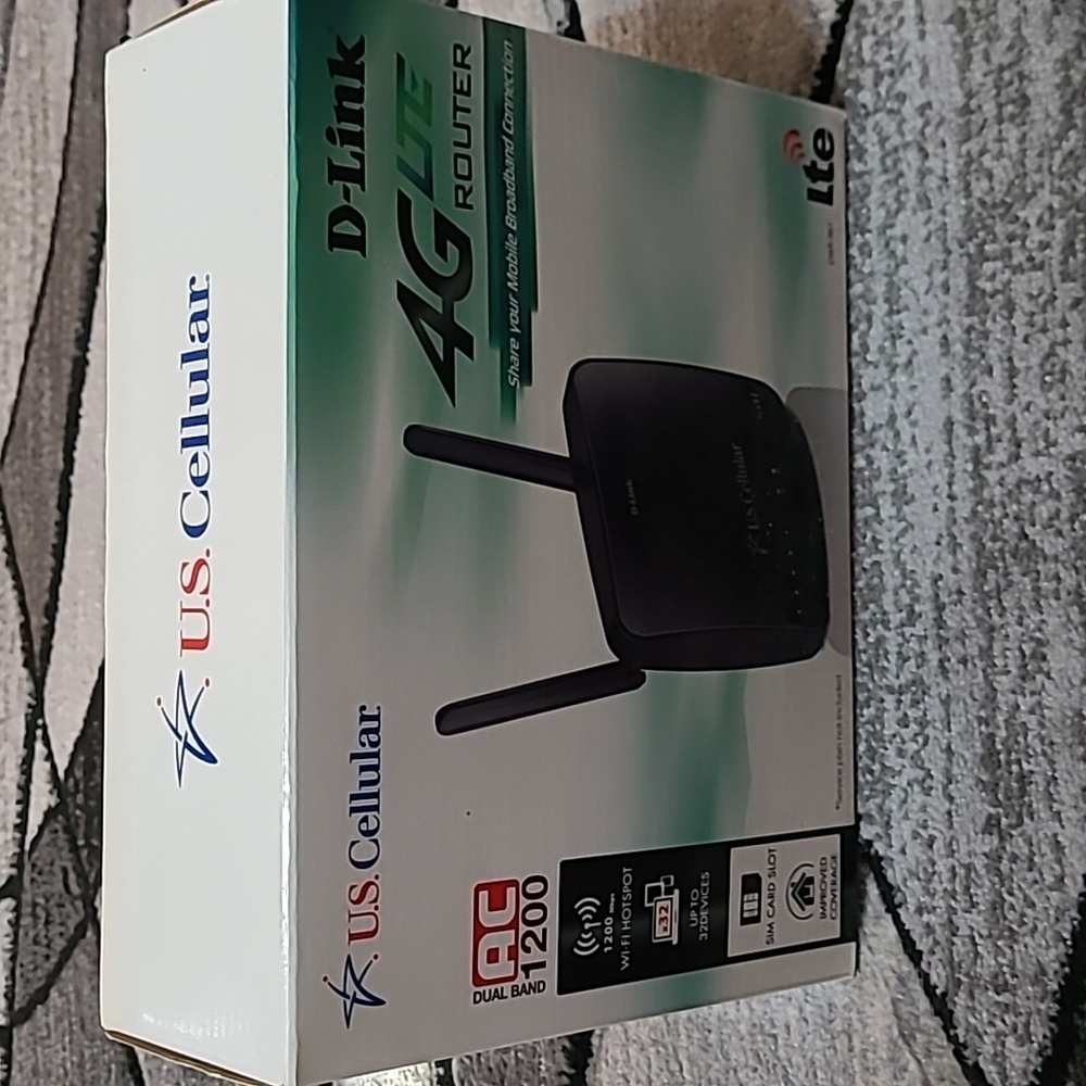 US CELLULAR D-LINK DWR-961 AC1200 MBPS 4-G LTE ROUTER
